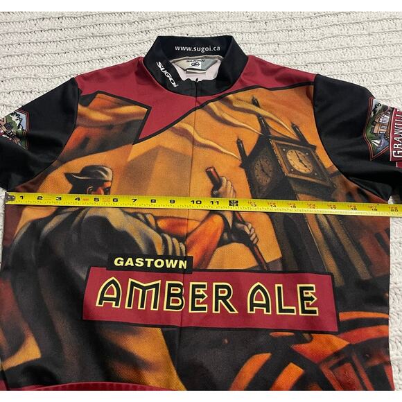 Sugoi Cycling Jersey Top Womens Large Short Sleeve Quarter Zip Shirt Red Canada - Picture 4 of 9